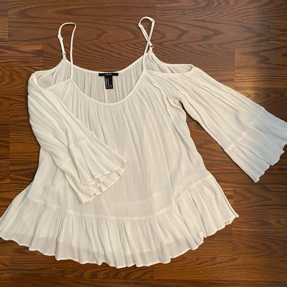Flowy white blouse